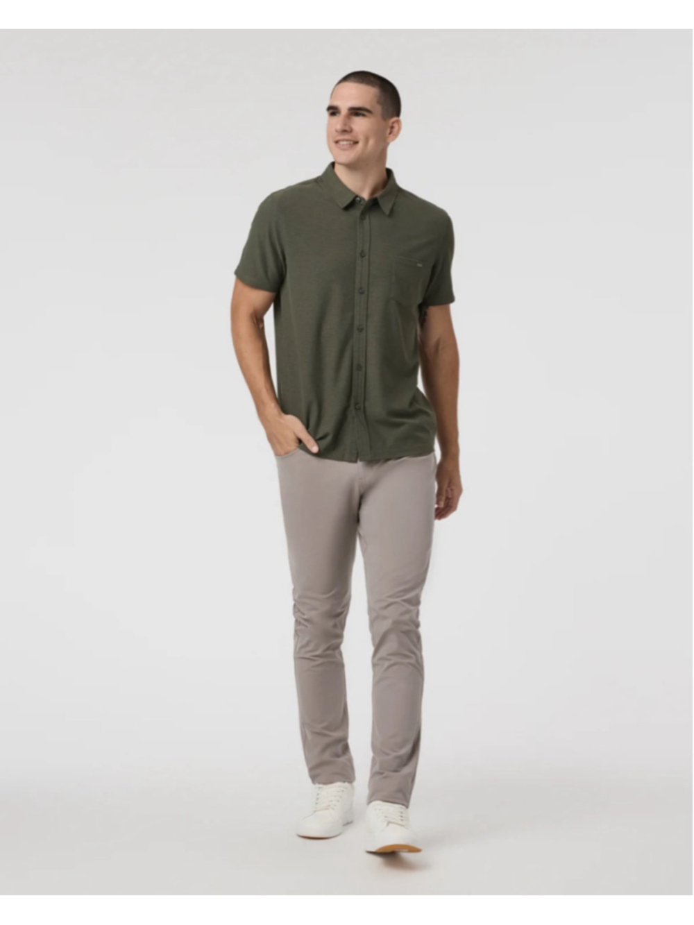 Men's Vuori Meta™ Pant Athletic Slim Fit 28x30" in Mocha NWT - Picture 3 of 16